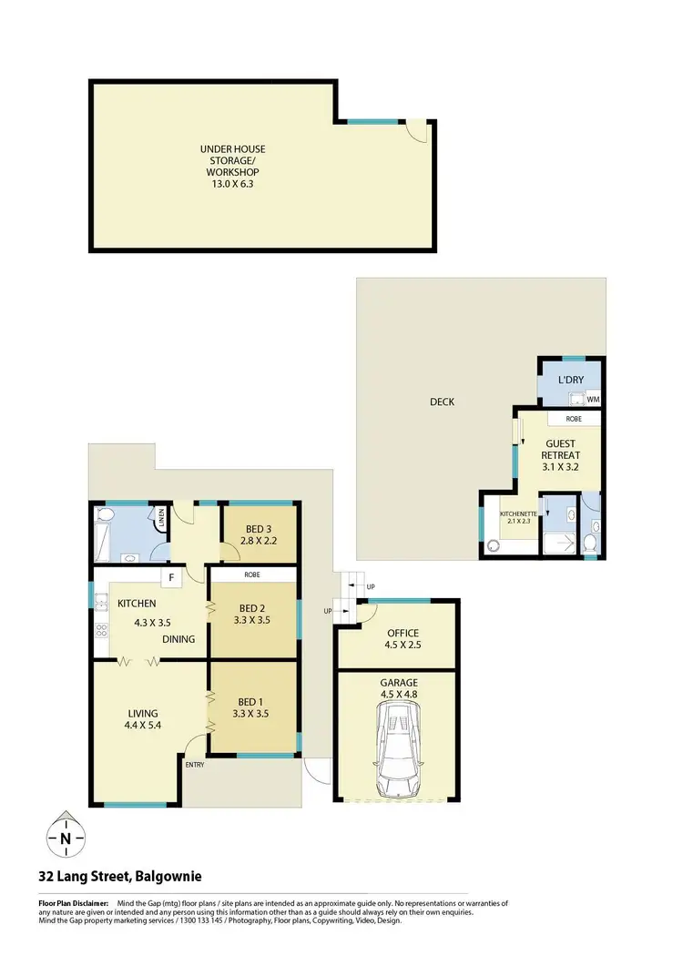 Floorplan of Homely house listing, 32 Lang Street, Balgownie NSW 2519