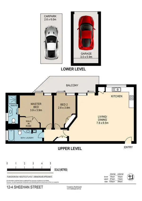 Floorplan of Homely apartment listing, Level 4/12/4 Sheehan Street, Milton QLD 4064