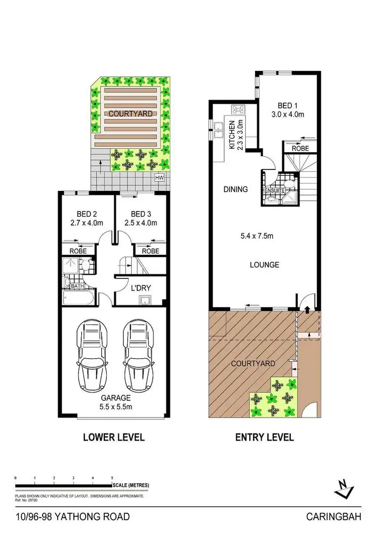 Floorplan of Homely townhouse listing, 10/96-98 Yathong Road, Caringbah NSW 2229