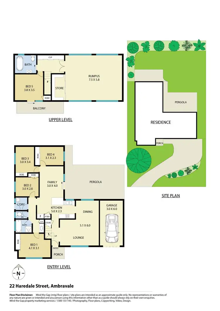 Floorplan of Homely house listing, 22 Haredale Street, Ambarvale NSW 2560
