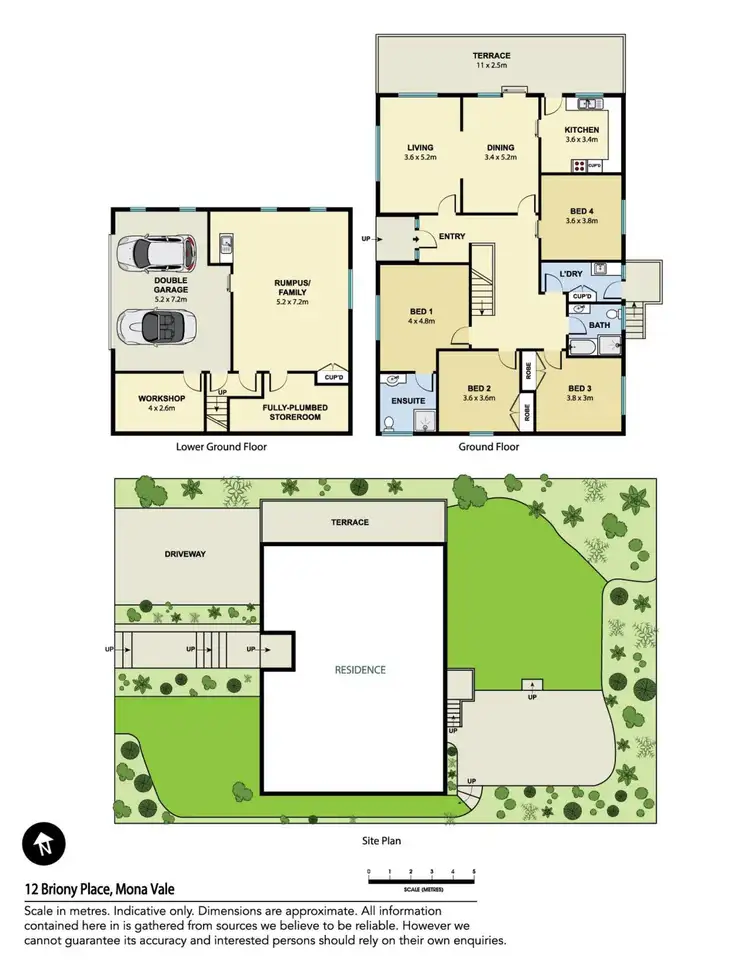 Floorplan of Homely house listing, 12 Briony Place, Mona Vale NSW 2103