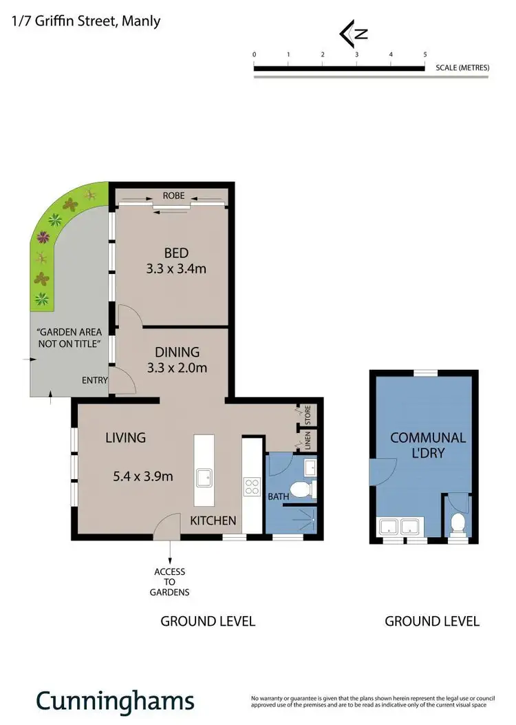 Floorplan of Homely unit listing, 1/7 Griffin Street, Manly NSW 2095