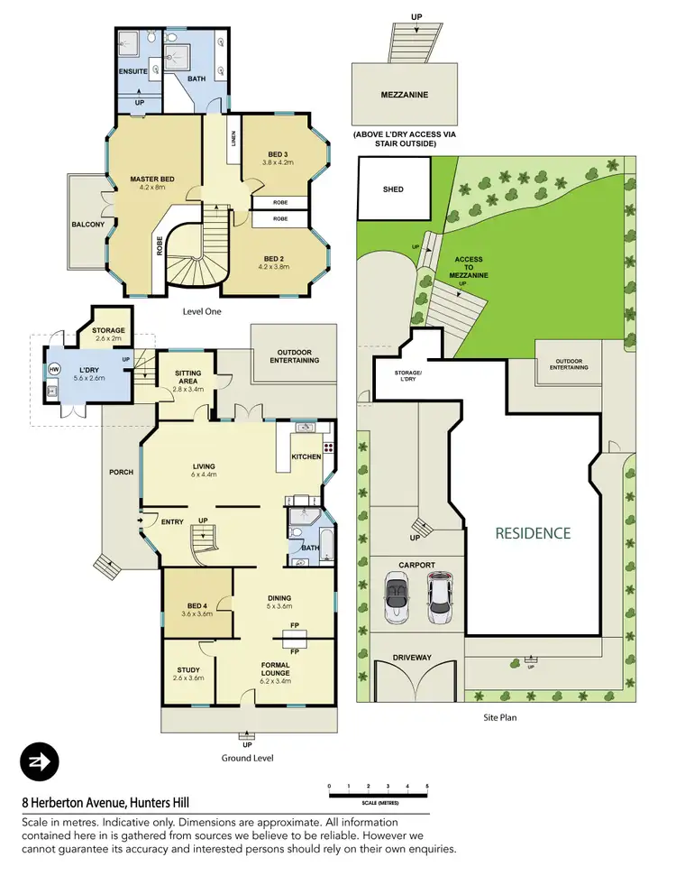 Floorplan of Homely house listing, 8 Herberton Avenue, Hunters Hill NSW 2110