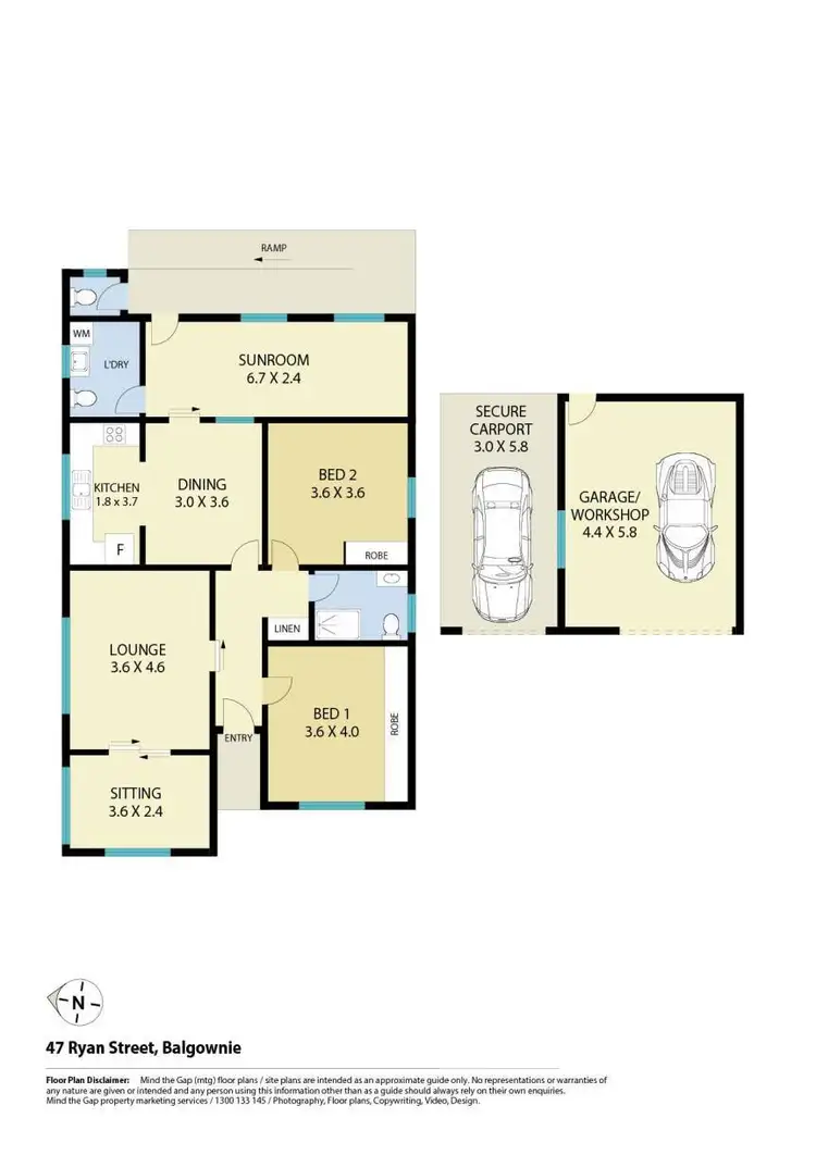 Floorplan of Homely house listing, 47 Ryan Street, Balgownie NSW 2519