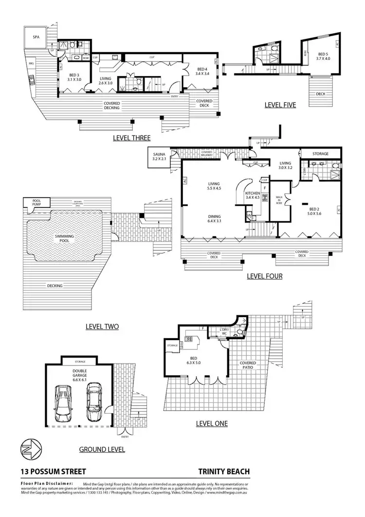 Floorplan of Homely house listing, 13 Possum Street, Trinity Beach QLD 4879