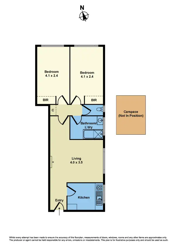 Floorplan of Homely apartment listing, 9/38 Middle Road, Maribyrnong VIC 3032