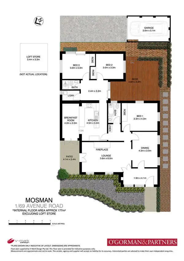 Floorplan of Homely house listing, 1/69 Avenue Road, Mosman NSW 2088