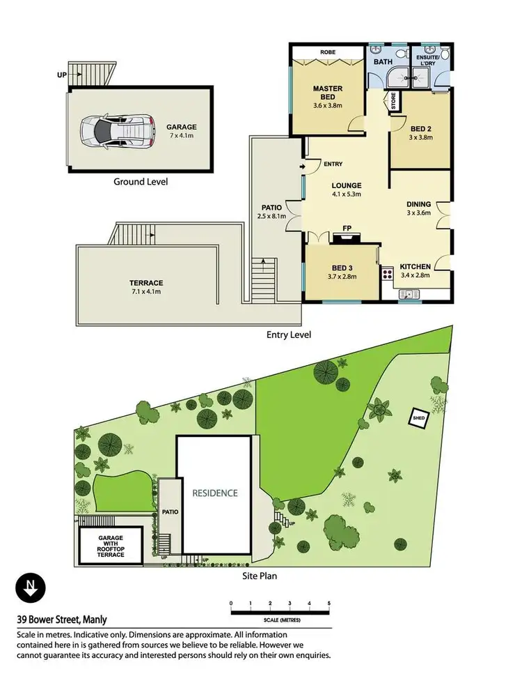 Floorplan of Homely house listing, 39 Bower Street, Manly NSW 2095