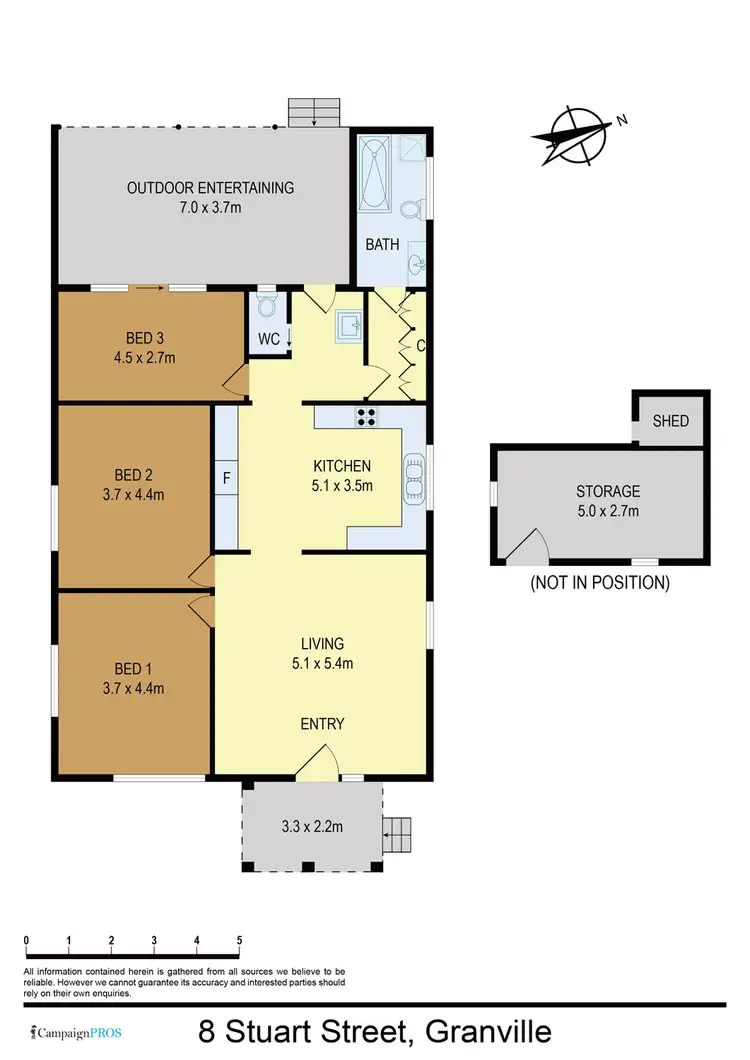 Floorplan of Homely house listing, 8 Stuart Street, Granville NSW 2142