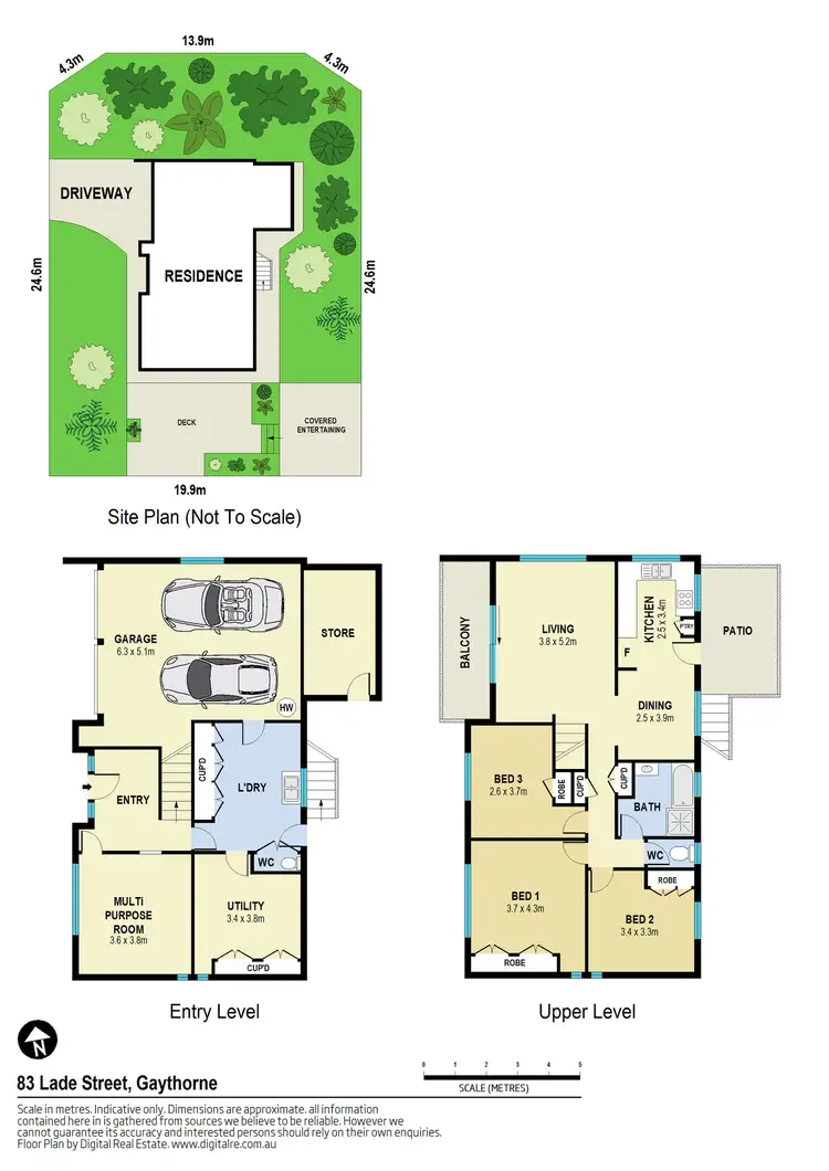 Floorplan of Homely house listing, 83 Lade Street, Gaythorne QLD 4051