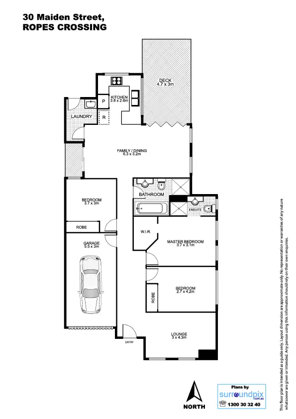 Floorplan of Homely house listing, 30 Maiden Street, Ropes Crossing NSW 2760