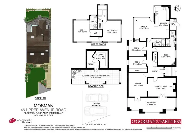 Floorplan of Homely house listing, 45 Upper Avenue Road, Mosman NSW 2088