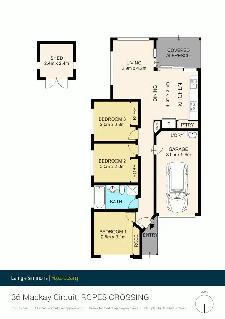 Floorplan of Homely house listing, 36 Mackay Circuit, Ropes Crossing NSW 2760