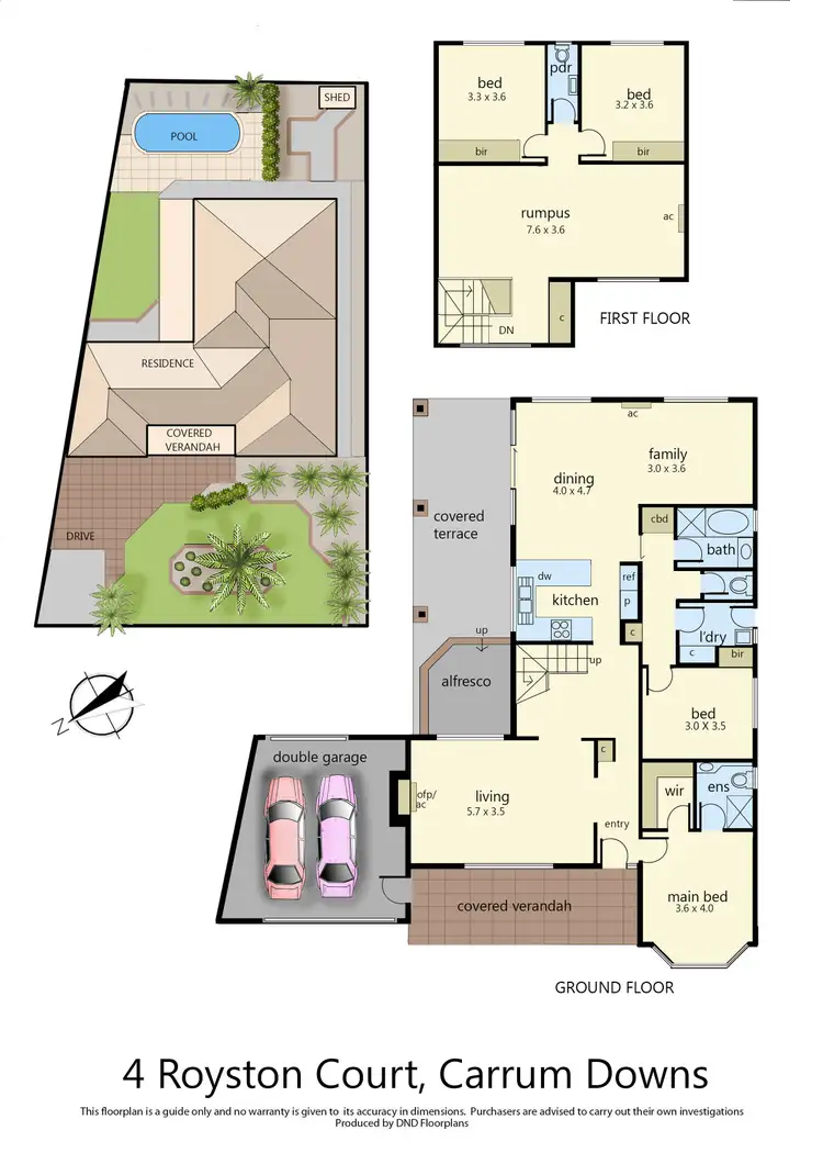 Floorplan of Homely house listing, 4 Royston Crt, Carrum Downs VIC 3201