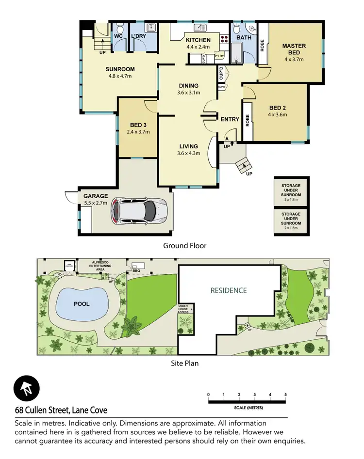 Floorplan of Homely house listing, 68 Cullen Street, Lane Cove NSW 2066