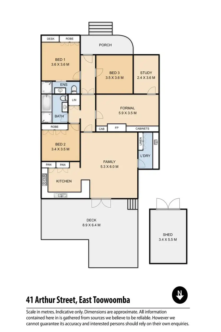 Floorplan of Homely house listing, 41 Arthur Street, East Toowoomba QLD 4350
