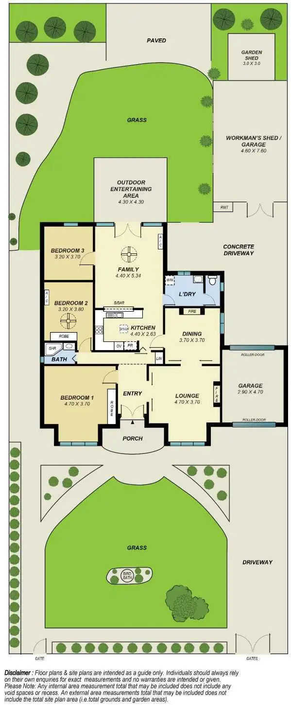 Floorplan of Homely house listing, 43 Kyeema Avenue, Cumberland Park SA 5041