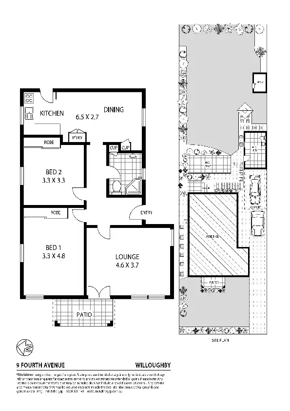 Floorplan of Homely house listing, 9 Fourth Avenue, Willoughby NSW 2068