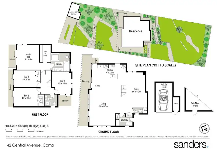 Floorplan of Homely house listing, 42 Central Avenue, Como NSW 2226