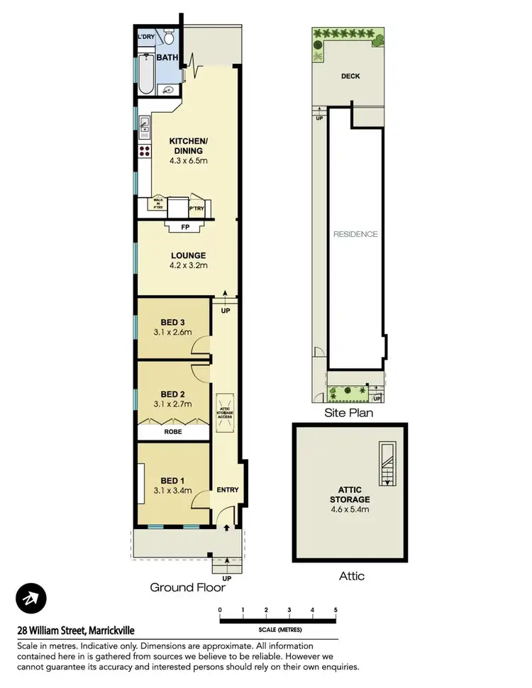 Floorplan of Homely house listing, 28 William Street, Marrickville NSW 2204
