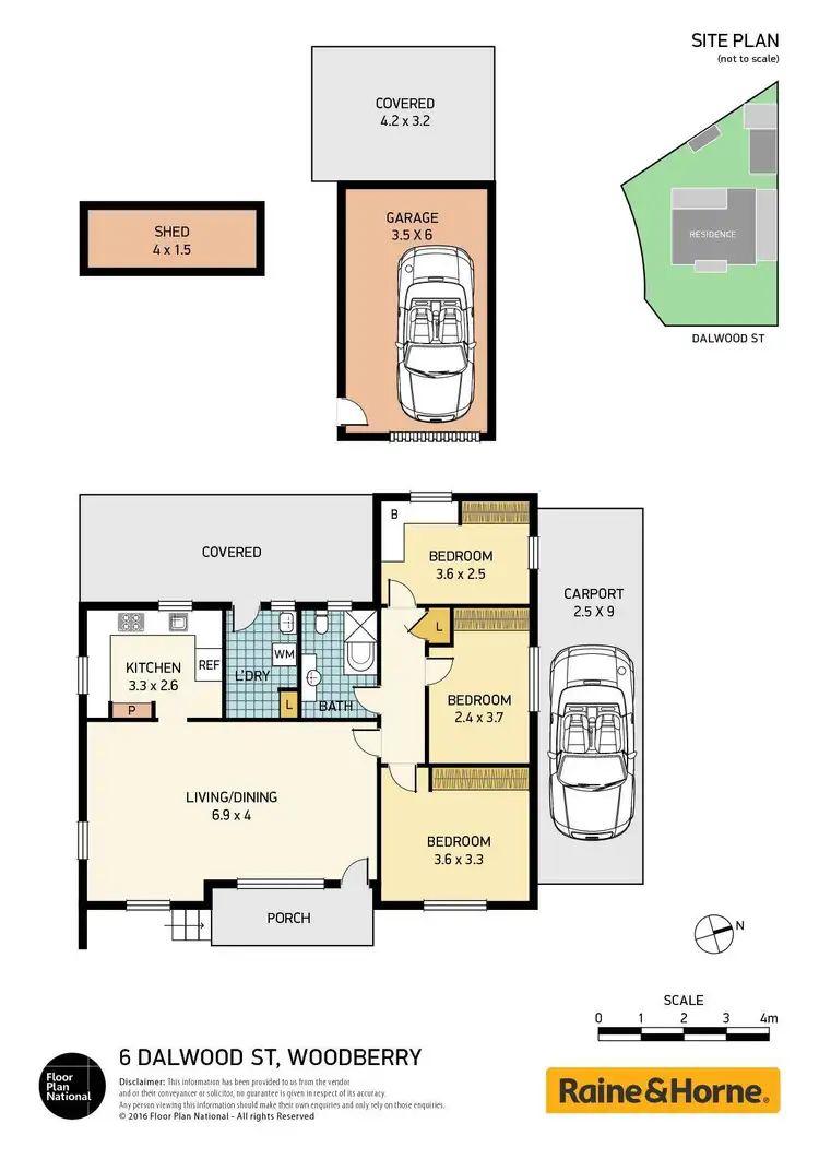 Floorplan of Homely house listing, 6 Dalwood Street, Woodberry NSW 2322