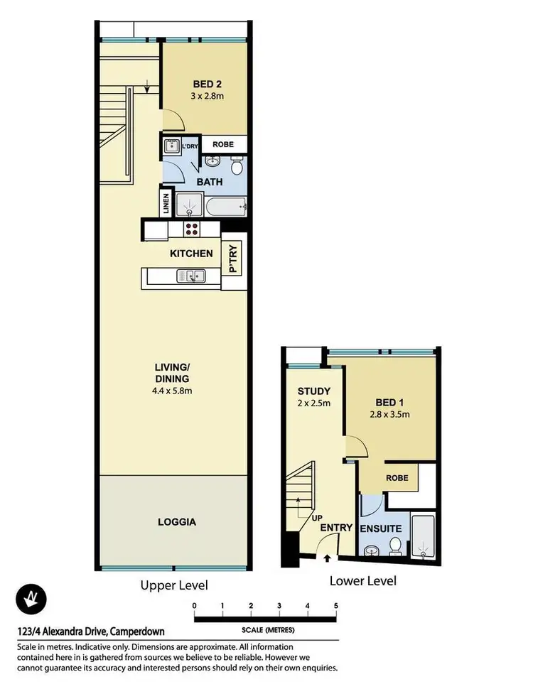 Floorplan of Homely apartment listing, 123/4 Alexandra Drive, Camperdown NSW 2050