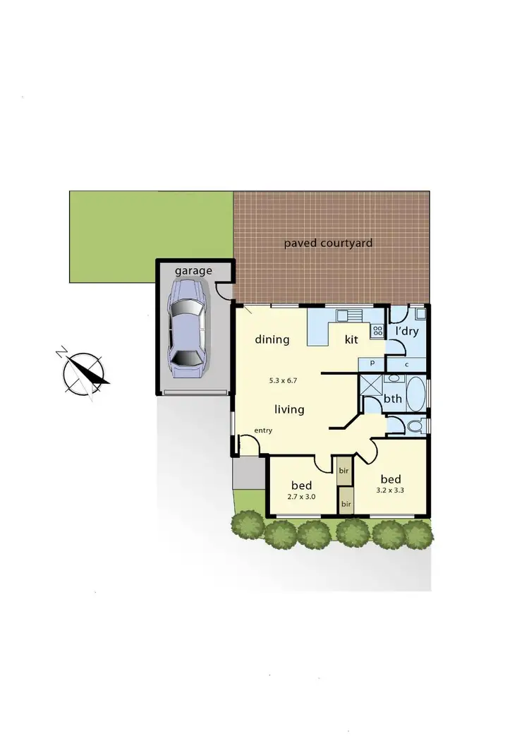 Floorplan of Homely unit listing, 6/11-13 Carlyle Street, Pakenham VIC 3810