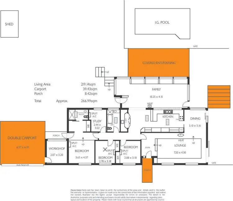 Floorplan of Homely house listing, 31 Thorngate Drive, Belair SA 5052