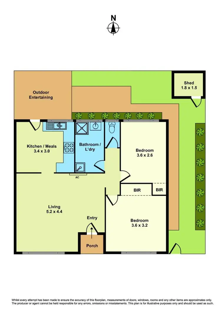 Floorplan of Homely villa listing, 3/53 Rayner Street, Altona VIC 3018