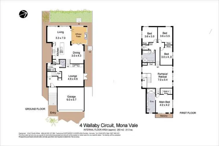 Floorplan of Homely house listing, 4 Wallaby Circuit, Mona Vale NSW 2103