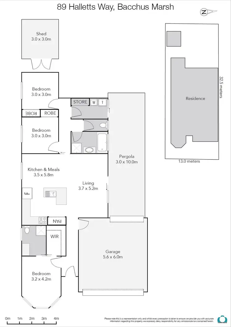 Floorplan of Homely house listing, 89 Halletts Way, Bacchus Marsh VIC 3340