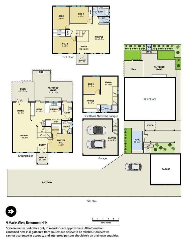 Floorplan of Homely house listing, 9 Macks Glen, Beaumont Hills NSW 2155
