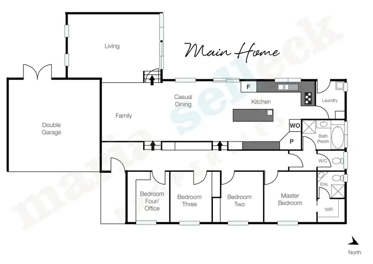 Floorplan of Homely house listing, 13 Hooper Place, Flynn ACT 2615