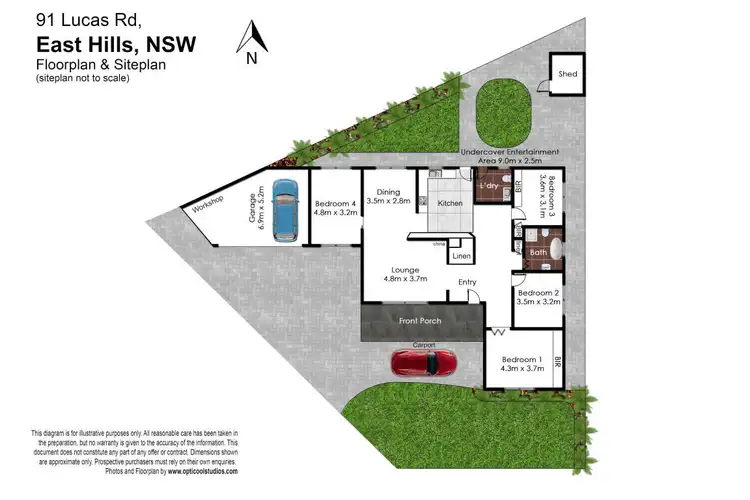 Floorplan of Homely house listing, 91 Lucas Road, East Hills NSW 2213