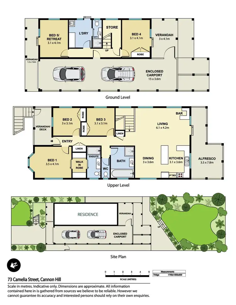 Floorplan of Homely house listing, 73 Camelia Street, Cannon Hill QLD 4170