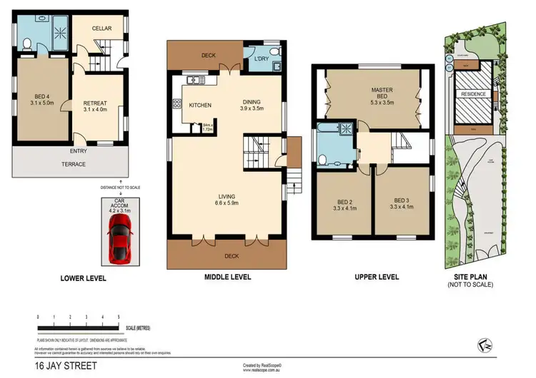 Floorplan of Homely house listing, 16 Jay Street, Red Hill QLD 4059