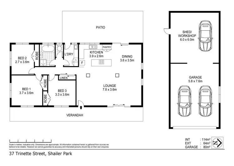 Floorplan of Homely house listing, 37 Trinette Street, Shailer Park QLD 4128