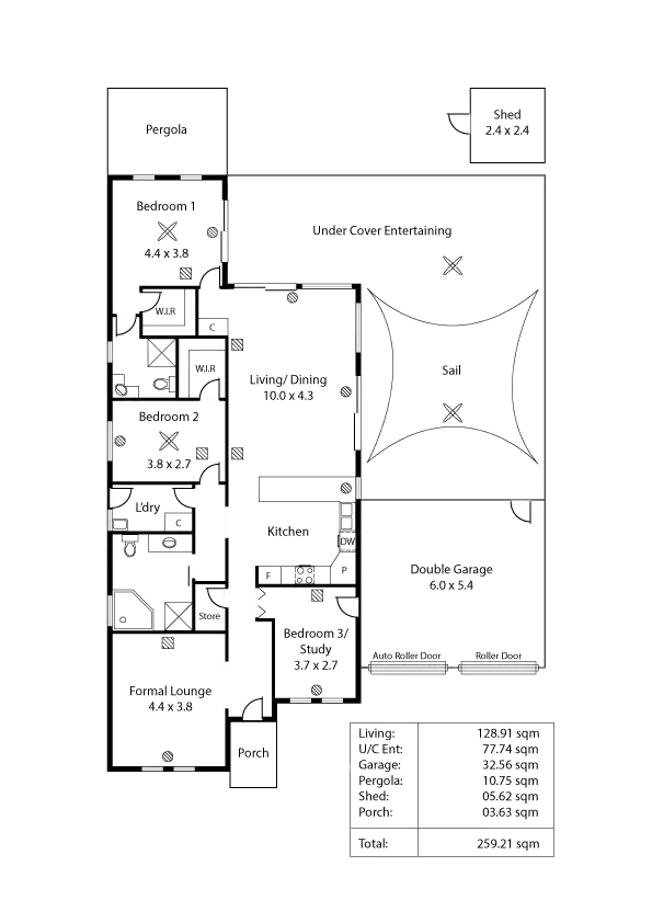 Floorplan of Homely house listing, 12 Jarrat Road, Ferryden Park SA 5010