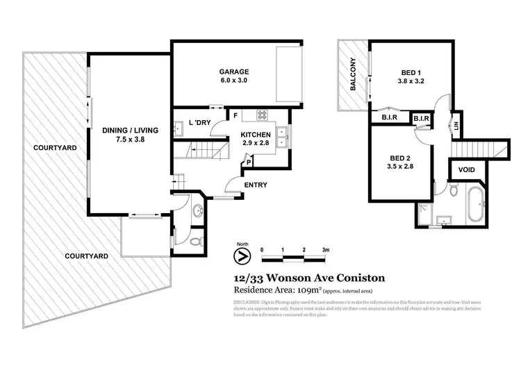 Floorplan of Homely townhouse listing, 12/33 Wonson Avenue, Coniston NSW 2500