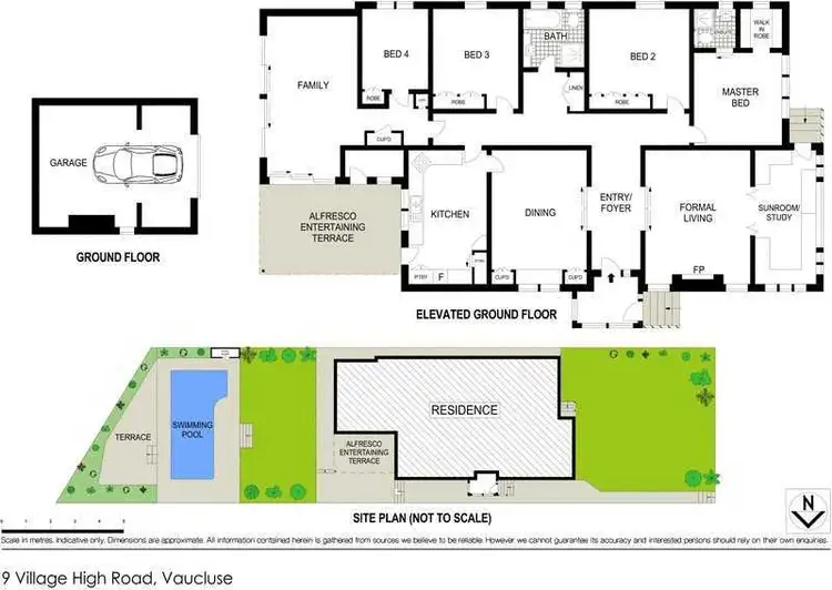 Floorplan of Homely house listing, 9 Village High Road, Vaucluse NSW 2030