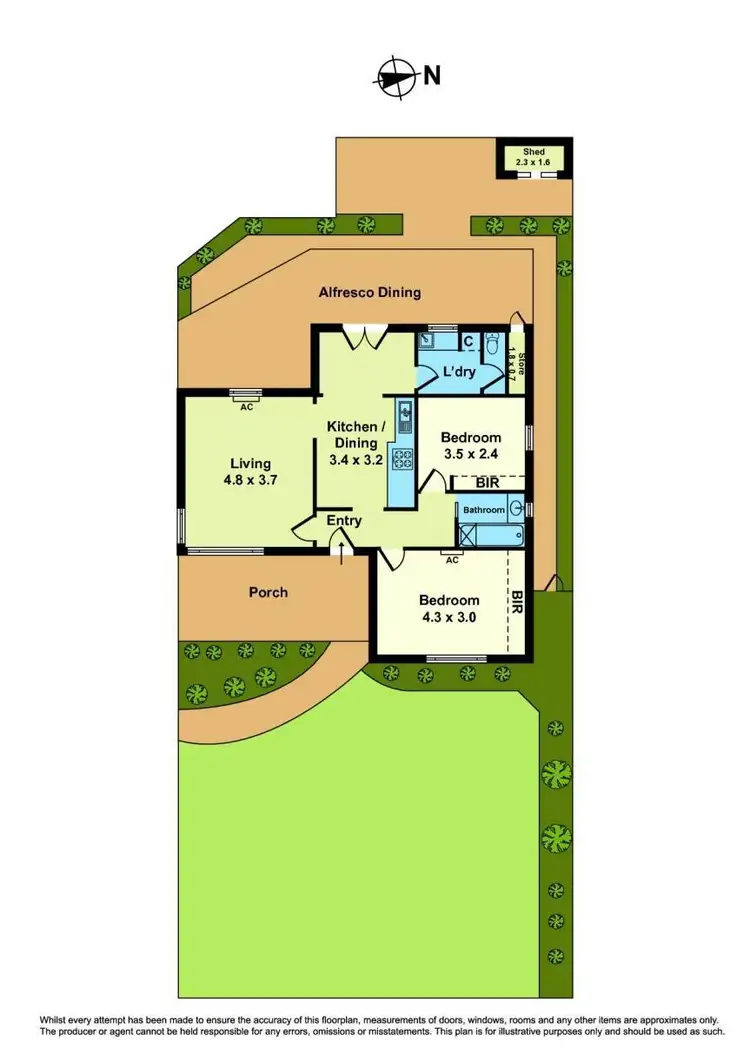 Floorplan of Homely house listing, 1/23 Adelaide Street, Albion VIC 3020