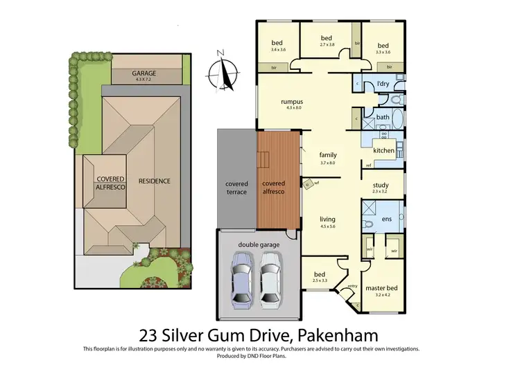 Floorplan of Homely house listing, 23 Silver Gum Drive, Pakenham VIC 3810