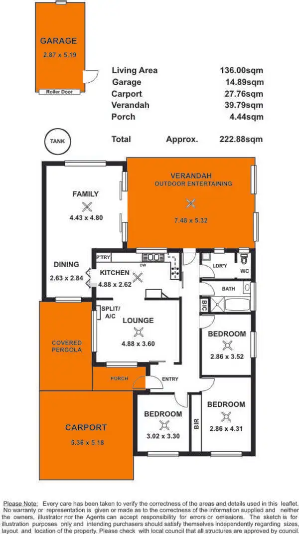 Floorplan of Homely house listing, 4 Welsh Crescent, Para Hills SA 5096