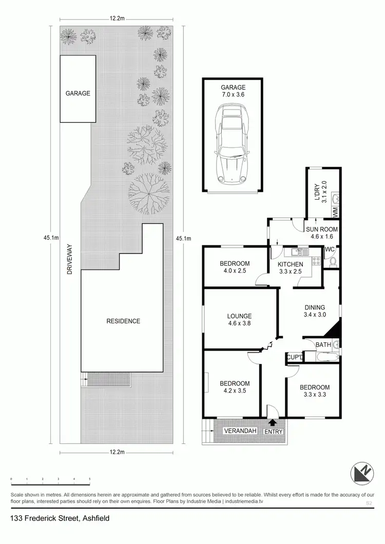 Floorplan of Homely house listing, 133 Frederick Street, Ashfield NSW 2131