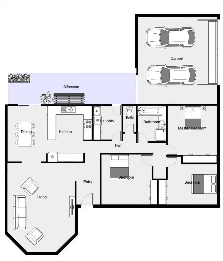 Floorplan of Homely house listing, 4 Brooks Drive, Mildura VIC 3500