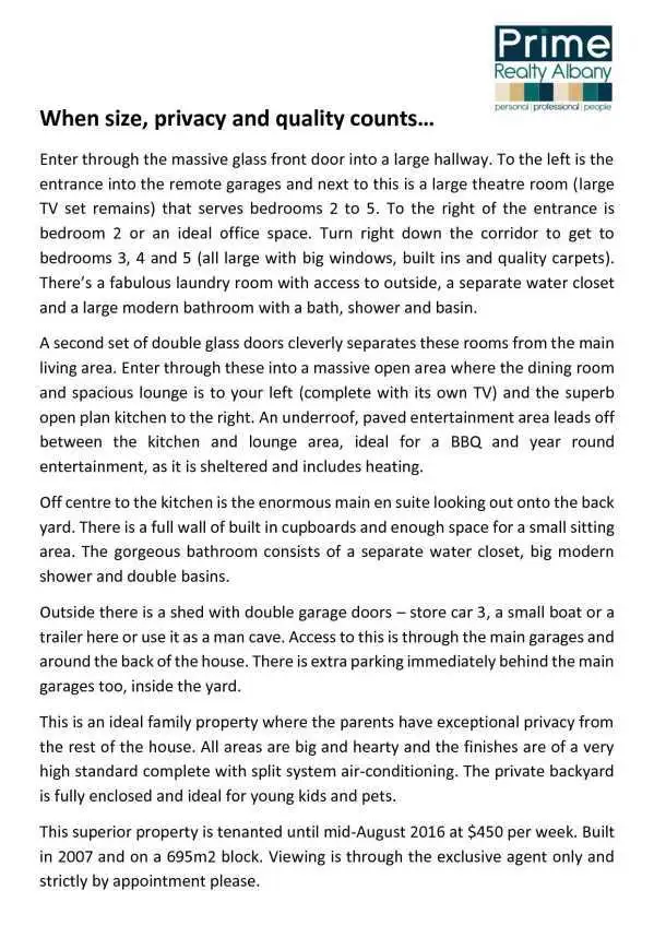 Floorplan of Homely house listing, 14 Aurora Rise, Mckail WA 6330