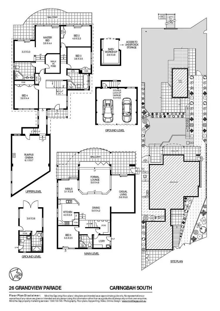 Floorplan of Homely house listing, 26 Grandview Parade, Caringbah South NSW 2229