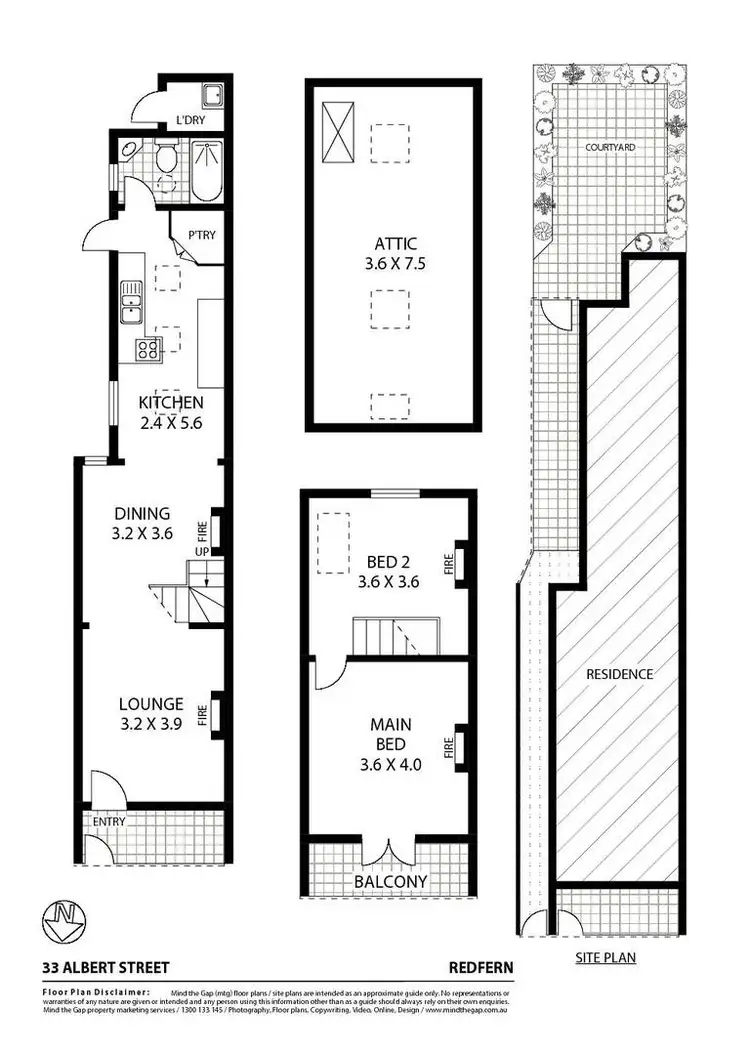 Floorplan of Homely house listing, 33 Albert Street, Redfern NSW 2016
