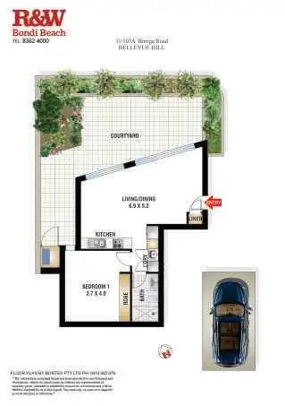 Floorplan of Homely apartment listing, 11/103a Birriga Road, Bellevue Hill NSW 2023