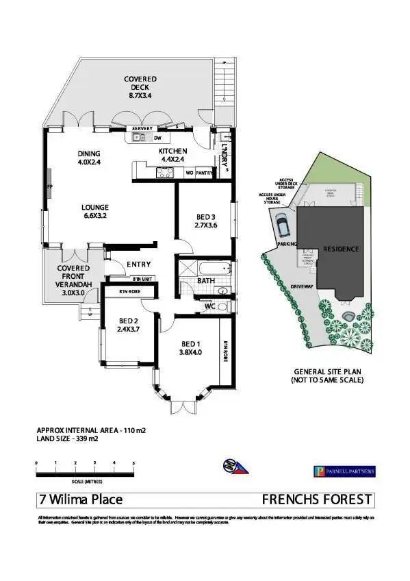 Floorplan of Homely house listing, 7 Wilima Place, Frenchs Forest NSW 2086